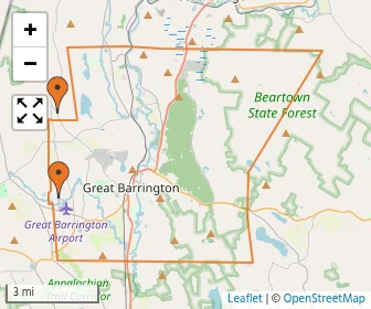 Area schools map